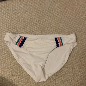 white bathing suit bottoms